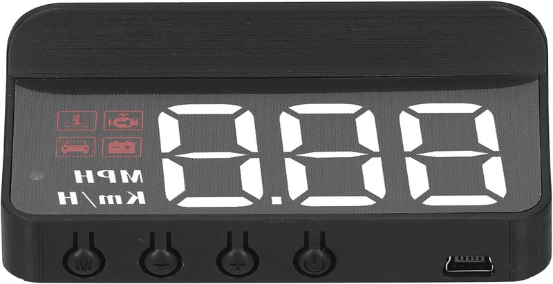 POCREATION OBD2 HUD Multi Function Gauge with Alarm, Reminder for Speed, Temperature, Voltage - Image 2